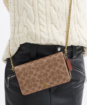 ＜COACH＞ミラ　クロスボディ　バッグ・シグネチャー　キャンバス